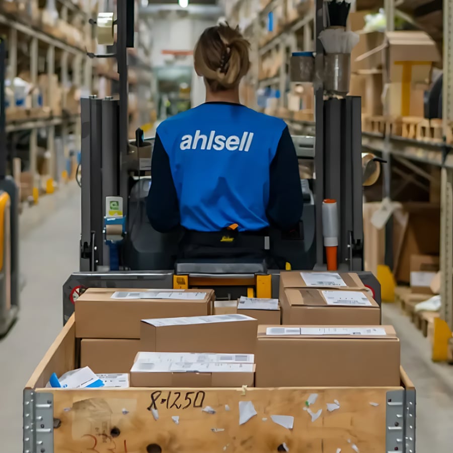 Relewise customer - Ahlsell B2B wholesale warehouse